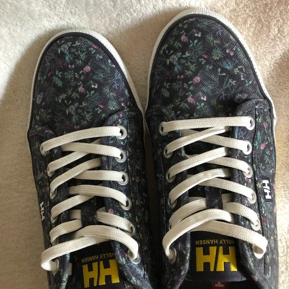 Helly Hansen fjord canvas shoe sneakers V2 floral flowers - Picture 5 of 8